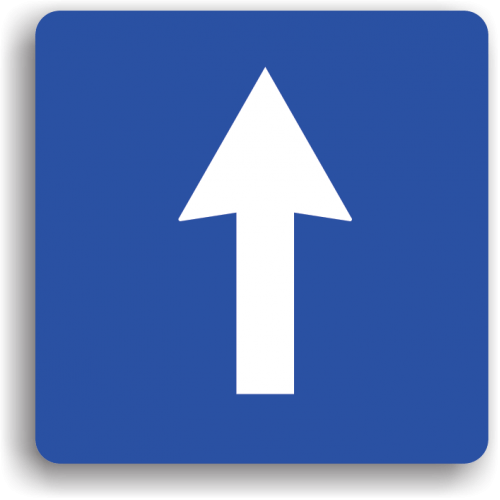 indicatoare de semnalizare Sens unic-500x500